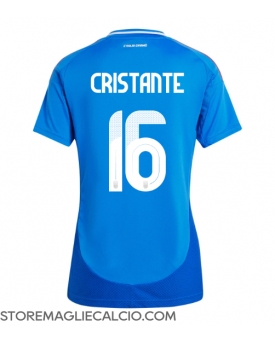 Italia Bryan Cristante #16 Maglia Gara Casa Repliche Europei 2024 Donna
